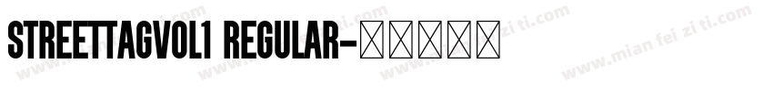 StreetTagvol1 Regular字体转换
